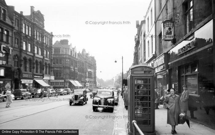 Photo of Leeds, Vicar Lane c.1955