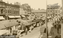 Leek, Market Place c1955
