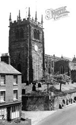 St Edward's Church c.1955, Leek