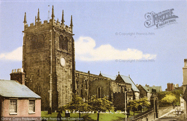 Photo of Leek, St Edward's Church c.1955