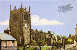 St Edward's Church c.1955, Leek