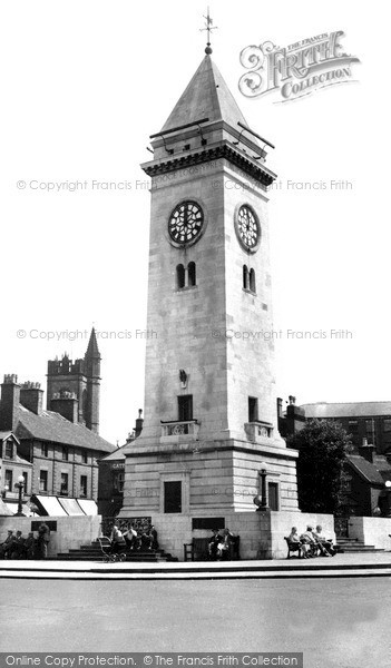 Photo of Leek, The Monument c.1955