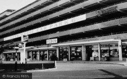 Auto Magic Car Park And Tesco Store c.1965, Leicester