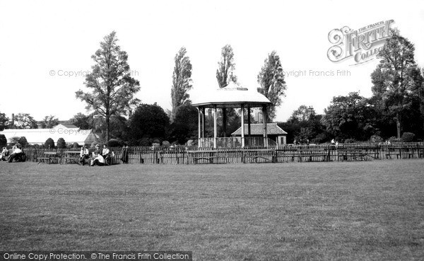 Photo of Leicester, Bandstand, Abbey Park c.1955