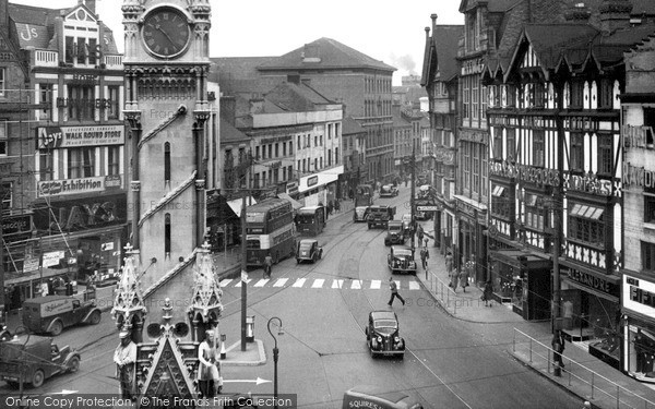 Photo of Leicester, Clock Tower And Belgrave Gate c.1955