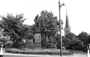 Duke Of Rutland's Statue c.1955, Leicester