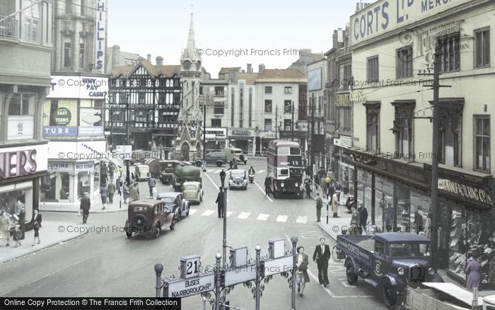 Photo of Leicester, Eastgates 1949