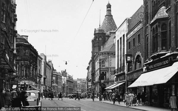Photo of Leicester, Granby Street 1949