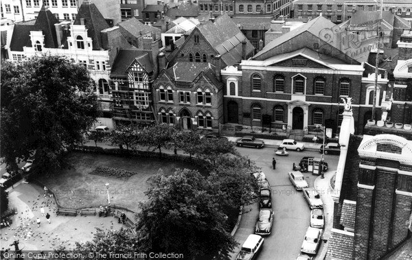 Photo of Leicester, Town Hall Gardens c.1965
