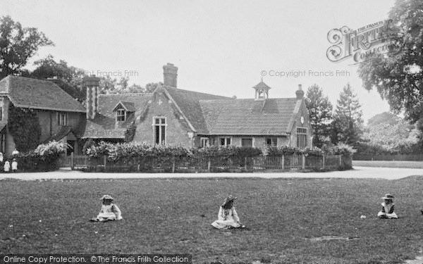 Photo of Leigh, Children By The School 1904