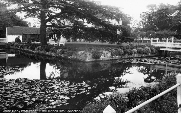 Photo of Leigh, Leigh Place Moat c.1955