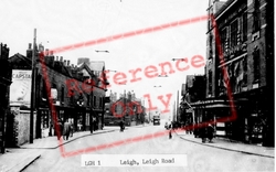 Leigh Road c.1950, Leigh