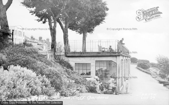 Photo of Leigh On Sea, Cliff Gardens c.1955