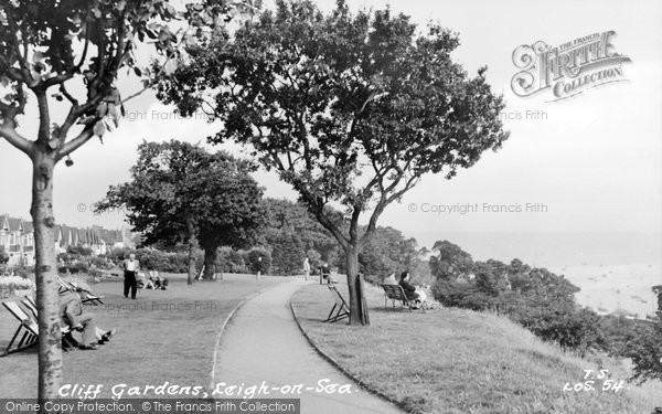 Photo of Leigh On Sea, Cliff Gardens c.1955