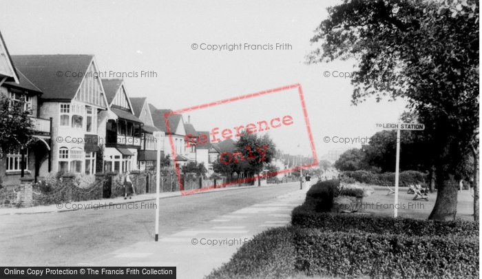 Photo of Leigh On Sea, Cliff Parade c.1955