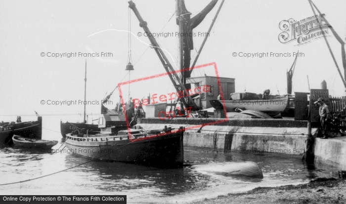 Photo of Leigh On Sea, Estuary Wharf c.1955