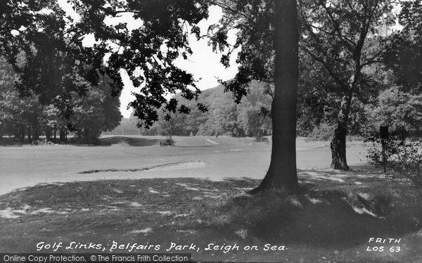 Photo of Leigh On Sea, Golf Links, Belfairs Park c.1960