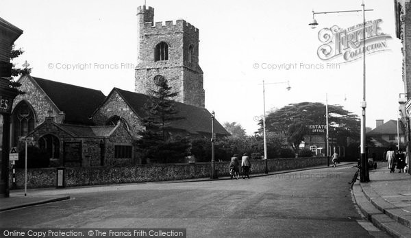 Photo of Leigh On Sea, St Clement's Church c.1955