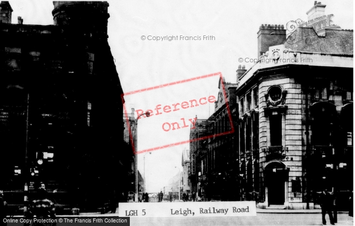 Photo of Leigh, Railway Road c.1950