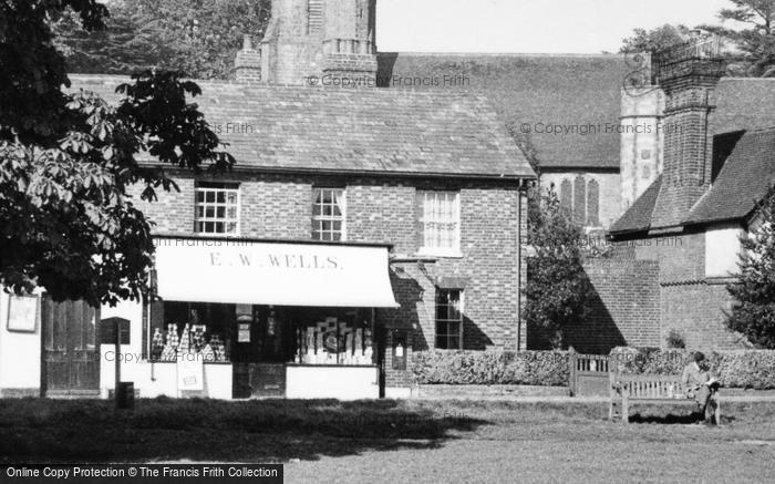 Photo of Leigh, Shop On The Green c.1960