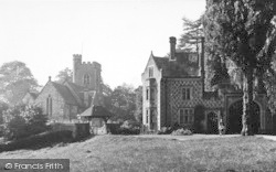 The Church And East Lodge c.1955, Leigh