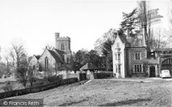 The Church And East Lodge c.1960, Leigh