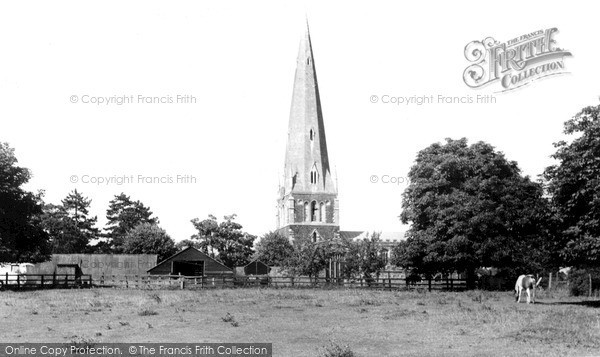 Photo of Leighton Buzzard, All Saints Church c.1955