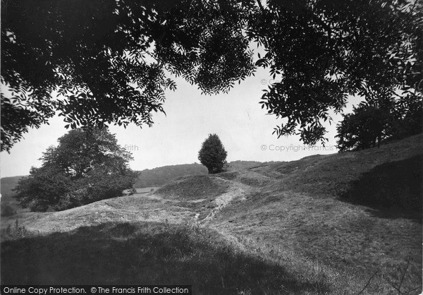 Leintwardine, Old Earth Works, Church Hill c1955 Photo of Leintwardine, Old Earth Works, Church Hill c.1955