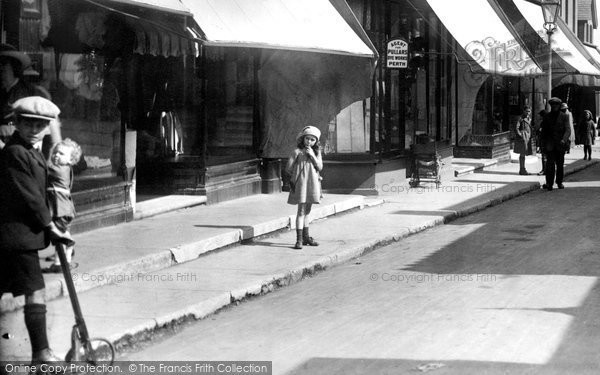 Photo of Leiston, Scooter In Sizewell Road 1922