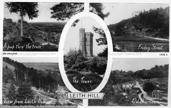 Photo of Leith Hill, Composite c.1955