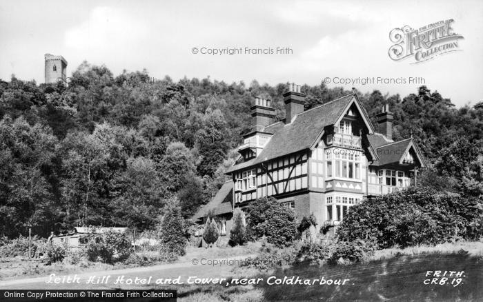 Photo of Leith Hill, Leith Hil Hotel And Tower c.1955