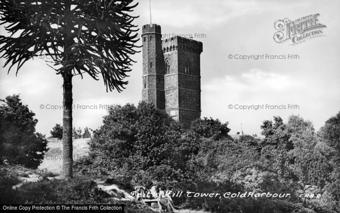 Photo of Leith Hill, The Tower c.1955