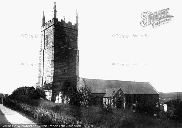 Photo of Lelant, St Uny's Church 1892