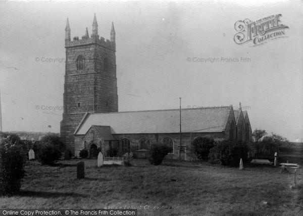 Photo of Lelant, St Uny's Church 1901