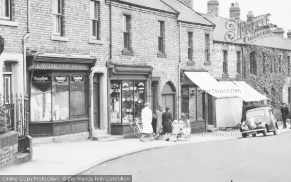 Photo of Lemington, Shops, Tyne View c.1950