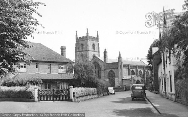 Photo of Leominster, Church Street And Priory c.1955
