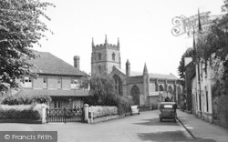 Church Street And Priory c.1955, Leominster