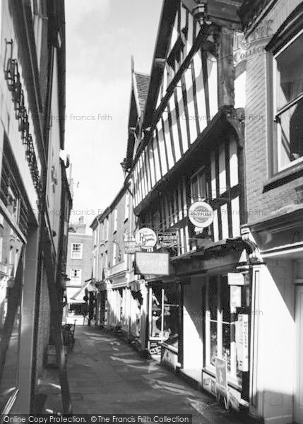 Photo of Leominster, Drapers Lane c.1960