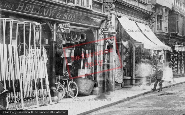 Photo of Leominster, High Street, Ironmongers 1904