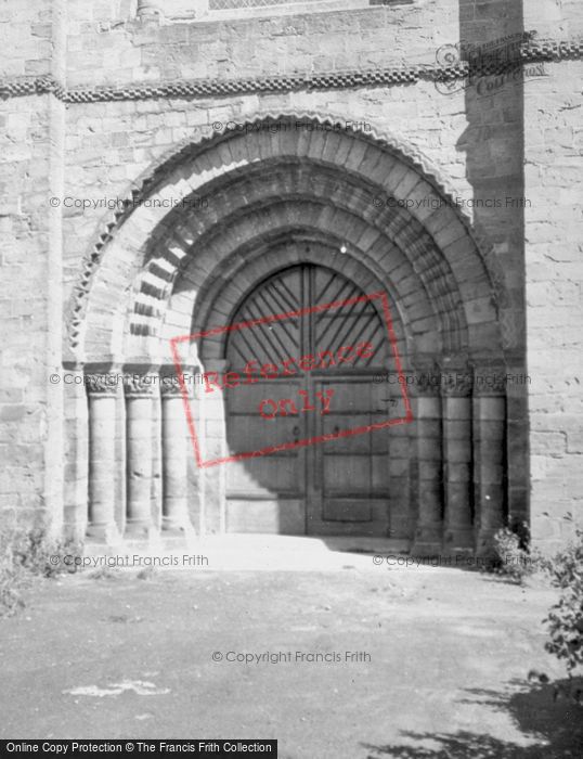 Photo of Leominster, Priory Church Doorway 1948