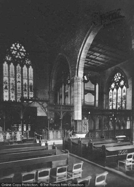 Photo of Leominster, Priory Church Interior 1925