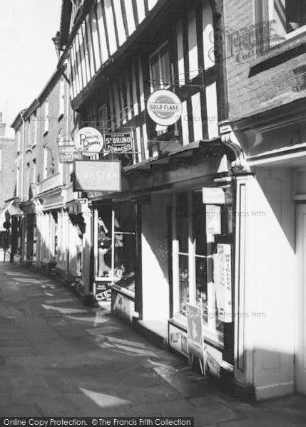 Photo of Leominster, Shop In Drapers Lane c.1960