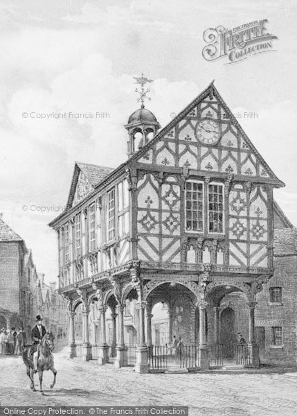 Photo of Leominster, The Old Town Hall (Now Grange Court) c.1850