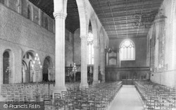 The Priory Church Interior 1925, Leominster