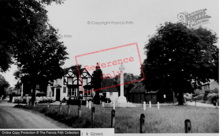 Photo of Letchmore Heath, The Memorial And Green c.1960