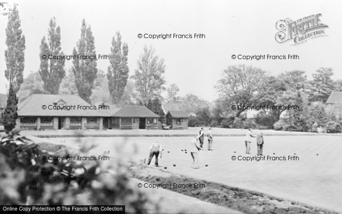 Photo of Letchworth, Bowling Club And Howard Gardens c.1955