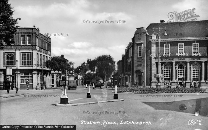 Photo of Letchworth, Station Place c.1950