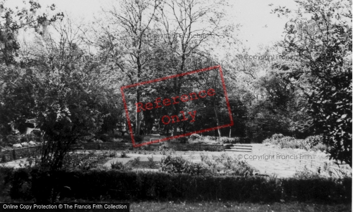 Photo of Letchworth, The Charles Ball Memorial Gardens c.1955