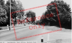 Letchworth, The Post Office, Baldock Road c.1960, Letchworth Garden City