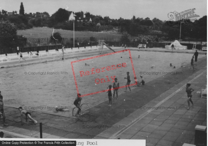 Photo of Letchworth, The Swimming Pool c.1950